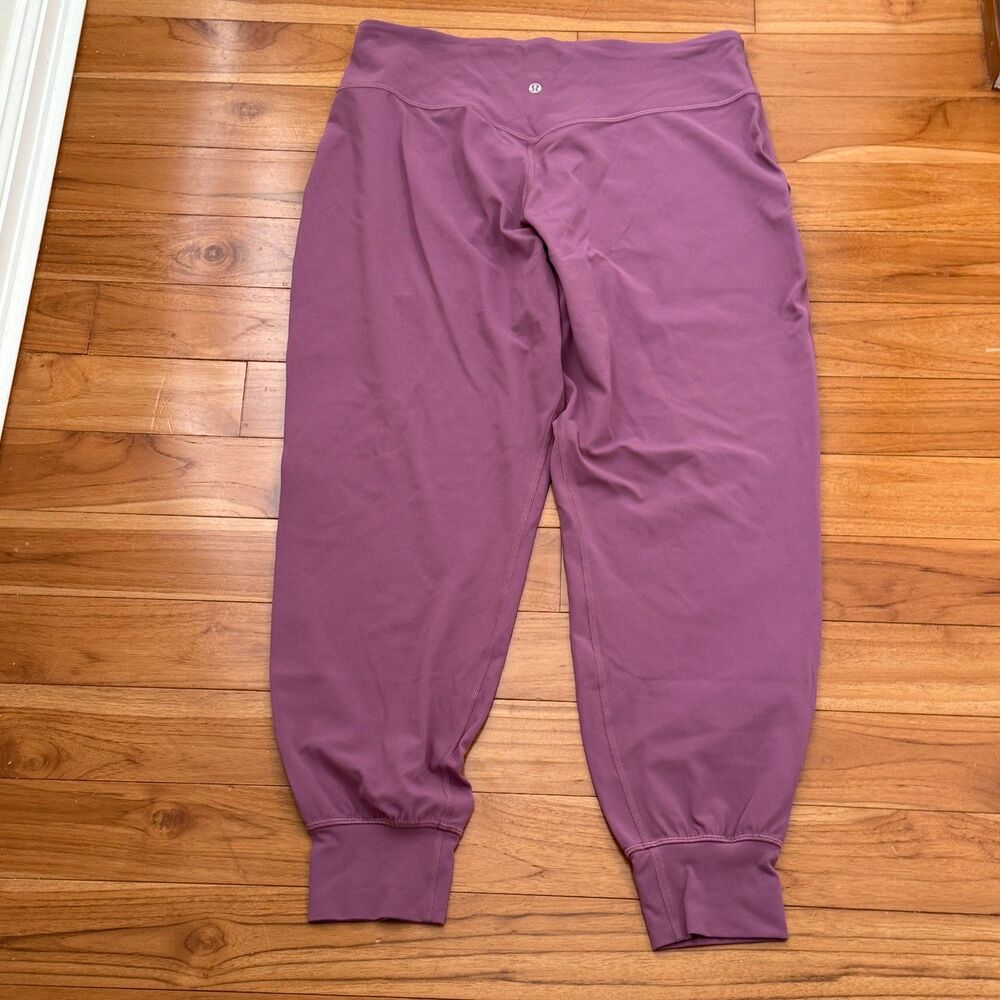 Women Lululemon Align High-Rise Jogger 28" Vintage Plum Size 14 Yoga Athleisure - Picture 4 of 8